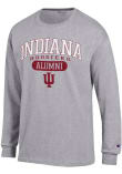 Main image for Mens Indiana Hoosiers Grey Champion Pill Alumni Jersey Tee
