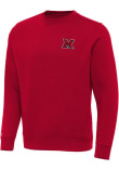 Main image for Mens Miami RedHawks Red Antigua Victory Crew Sweatshirt
