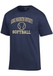 Main image for Champion George Washington Revolutionaries Blue Softball Jersey Short Sleeve T Shirt