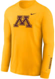 Main image for Mens Minnesota Golden Gophers Gold Nike Legend Practice Long Sleeve T-Shirt
