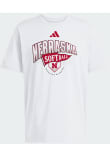 Main image for Nebraska Cornhuskers White Adidas 2026 Softball Dugout Refresh Short Sleeve T Shirt