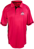 Main image for Red Ohio State Buckeyes Panel Color Block Big and Tall Polo
