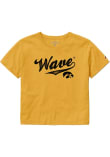 Main image for Iowa Hawkeyes Wave Short Sleeve T-Shirt - Gold