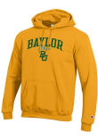 Main image for Mens Baylor Bears Gold Champion Mom Script Powerblend Hooded Sweatshirt