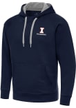 Main image for Mens Illinois Fighting Illini Navy Blue Antigua Victory Engineering Hooded Sweatshirt