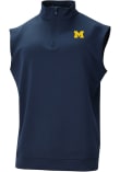 Main image for Mens Michigan Wolverines Navy Blue Columbia Heat Seal Wickham Hills Vest