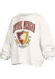 Main image for Womens Central Michigan Chippewas White Pressbox Janise Crew Sweatshirt