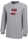 Main image for Youth Massachusetts Minutemen Grey Champion Core Long Sleeve T-Shirt