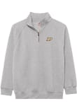 Main image for Mens Grey Purdue Boilermakers Essentials Embroidery Qtr Zip Pullover