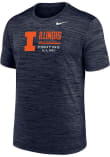 Main image for Illinois Fighting Illini Navy Blue Nike Velocity Legend Short Sleeve T Shirt