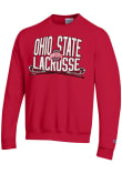 Main image for Mens Ohio State Buckeyes Red Champion Lacrosse Crew Sweatshirt