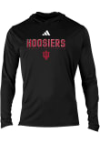 Main image for Mens Indiana Hoosiers Black Adidas Hoody Long Sleeve Hoodie