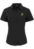 Main image for Womens Oregon Ducks Black Cutter and Buck Forge Eco Polo Short Sleeve Polo Shirt