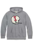 Main image for Mens Indiana Hoosiers Grey Rally Triblend Football Helmet Long Sleeve Fashion Hood