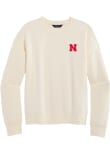 Main image for Womens Ivory Nebraska Cornhuskers Crew Crew Sweatshirt