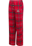 Main image for Womens Ohio State Buckeyes Red Concepts Sport Flannel Loungewear Sleep Pants