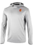 Main image for Mens USC Trojans Grey Columbia Heat Seal Omni Wick Shotgun Long Sleeve Hoodie