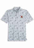 Main image for Mens Maryland Terrapins Red Johnnie O All over print Short Sleeve Fashion Polo