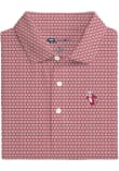 Main image for Mens Indiana Hoosiers Crimson Onward Reserve Square Geoprint Short Sleeve Fashion Polo