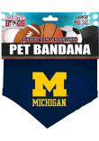 Main image for Navy Blue Michigan Wolverines Team Logo Pet Bandana