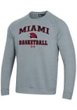Main image for Mens Miami RedHawks Grey Under Armour Basketball Rival Crew Sweatshirt
