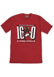 Main image for Crimson Indiana Hoosiers 2025 College Football National Champions 16-0 Bison Short Sleeve Fashion..