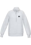 Main image for Womens Michigan Wolverines Grey lululemon Scuba Funnel Long Qtr Zip