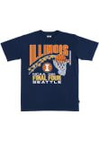 Main image for Illinois Fighting Illini Navy Blue SLAM Basketball Deep Cuts Heavyweight Short Sleeve Fashion T Sh..