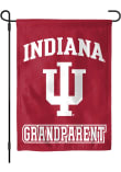 Main image for Red Indiana Hoosiers Grandparent Garden Flag