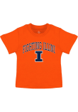 Main image for Toddler Orange Illinois Fighting Illini Arched Wordmark Short Sleeve T-Shirt