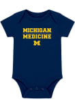 Main image for Baby Navy Blue Michigan Wolverines Medical School Short Sleeve One Piece