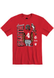 Main image for Jeremiah Smith Rally Mens Red Ohio State Buckeyes Football Football Caricature Player T Shirt