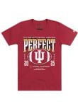 Main image for Indiana Hoosiers Crimson Homefield 2025 CFP National Champions Perfect Short Sleeve T Shirt