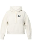 Main image for Womens Michigan Wolverines Ivory lululemon Scuba Hooded Sweatshirt
