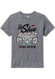 Main image for Grey Ohio State Buckeyes Football The Shoe Victory Falls Short Sleeve Fashion T Shirt