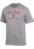 Main image for Ohio State Buckeyes Grey Champion Class of 2025 Text Jersey Short Sleeve T Shirt