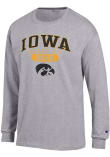 Main image for Mens Iowa Hawkeyes Grey Champion Class of 2025 Pill Jersey Tee