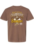 Main image for Western Michigan Broncos Brown Summit Sportswear 2025 National Mens Hockey Champions Short Sleeve..