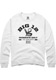Main image for Mens Big 12 White Summit Sportswear 2026 Women's Golf Championship Crew Sweatshirt