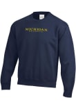 Main image for Mens Navy Blue Michigan Wolverines Embroidered Grandpa Crew Sweatshirt