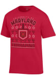Main image for Maryland Terrapins Red Champion Hannukkah Short Sleeve T Shirt