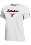 Main image for Bowling Green Falcons White Champion Script Core Short Sleeve T-Shirt