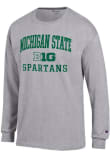 Main image for Mens Michigan State Spartans Grey Champion Big Ten Jersey Tee