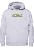 Main image for Mens Michigan Wolverines Grey lululemon Steady State Hoodie Hooded Sweatshirt