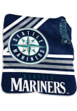 Main image for Seattle Mariners Stripe Raschel Raschel Throw Blanket - Navy Blue