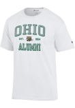 Main image for Ohio Bobcats White Champion Est Date Alumni Jersey Short Sleeve T Shirt