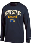 Main image for Mens Kent State Golden Flashes Navy Blue Champion Pill Box Alumni Jersey Tee