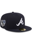 Atlanta Braves Mens 2026 Jackie Robinson Day 59FIFTY NAVY New Era