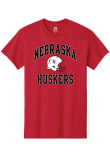Main image for Nebraska Cornhuskers Red Summit Sportswear Football Football Helmet Number One Short Sleeve T Shir..