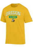 Main image for Oregon Ducks Yellow Champion Pill Alumni Jersey Short Sleeve T Shirt